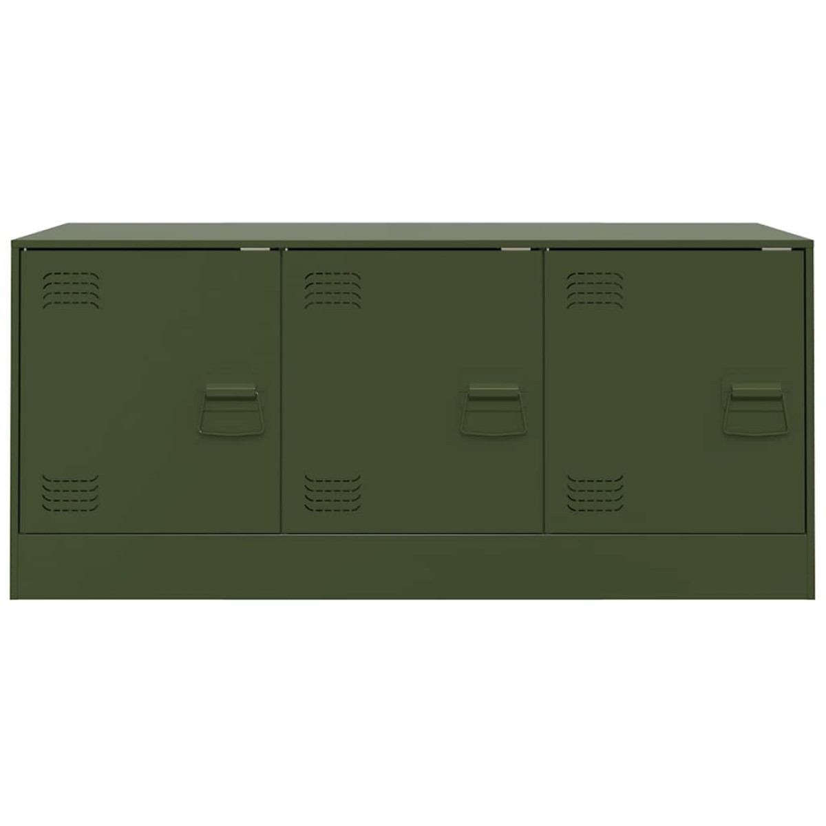 vidaXL Έπιπλο Τηλεόρασης Πράσινο Λαδί 99x39x44 εκ. από Ατσάλι