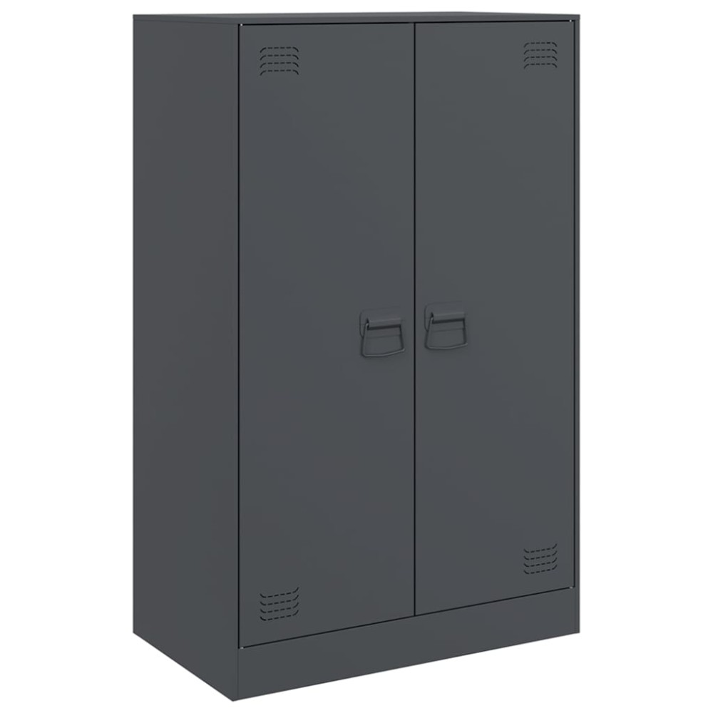 vidaXL Μπουφές Ανθρακί 67x39x107 εκ. από Ατσάλι