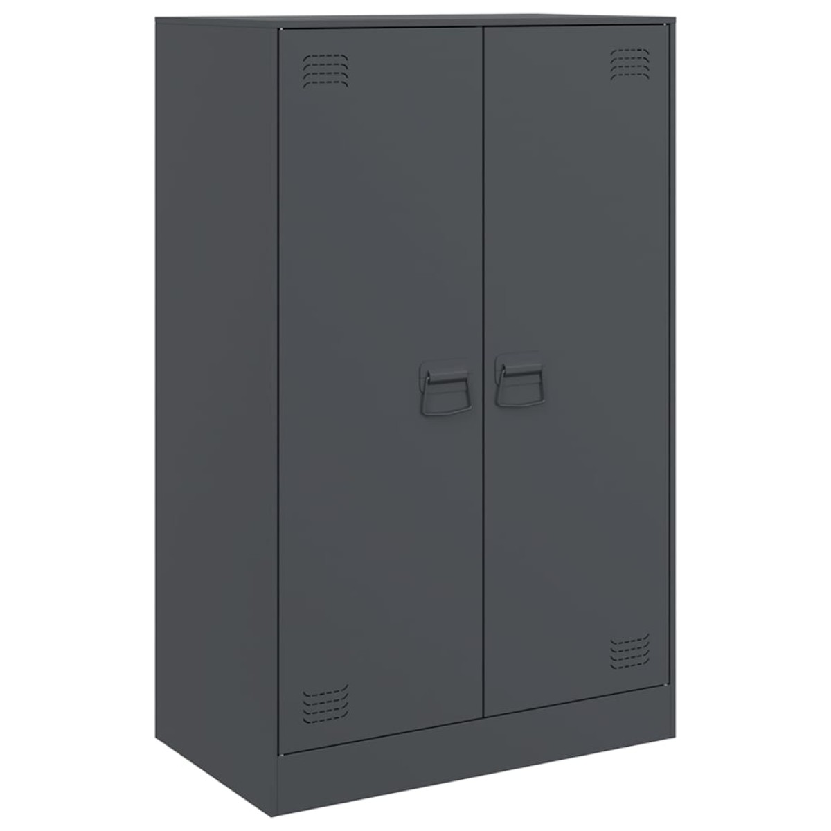 vidaXL Μπουφές Ανθρακί 67x39x107 εκ. από Ατσάλι