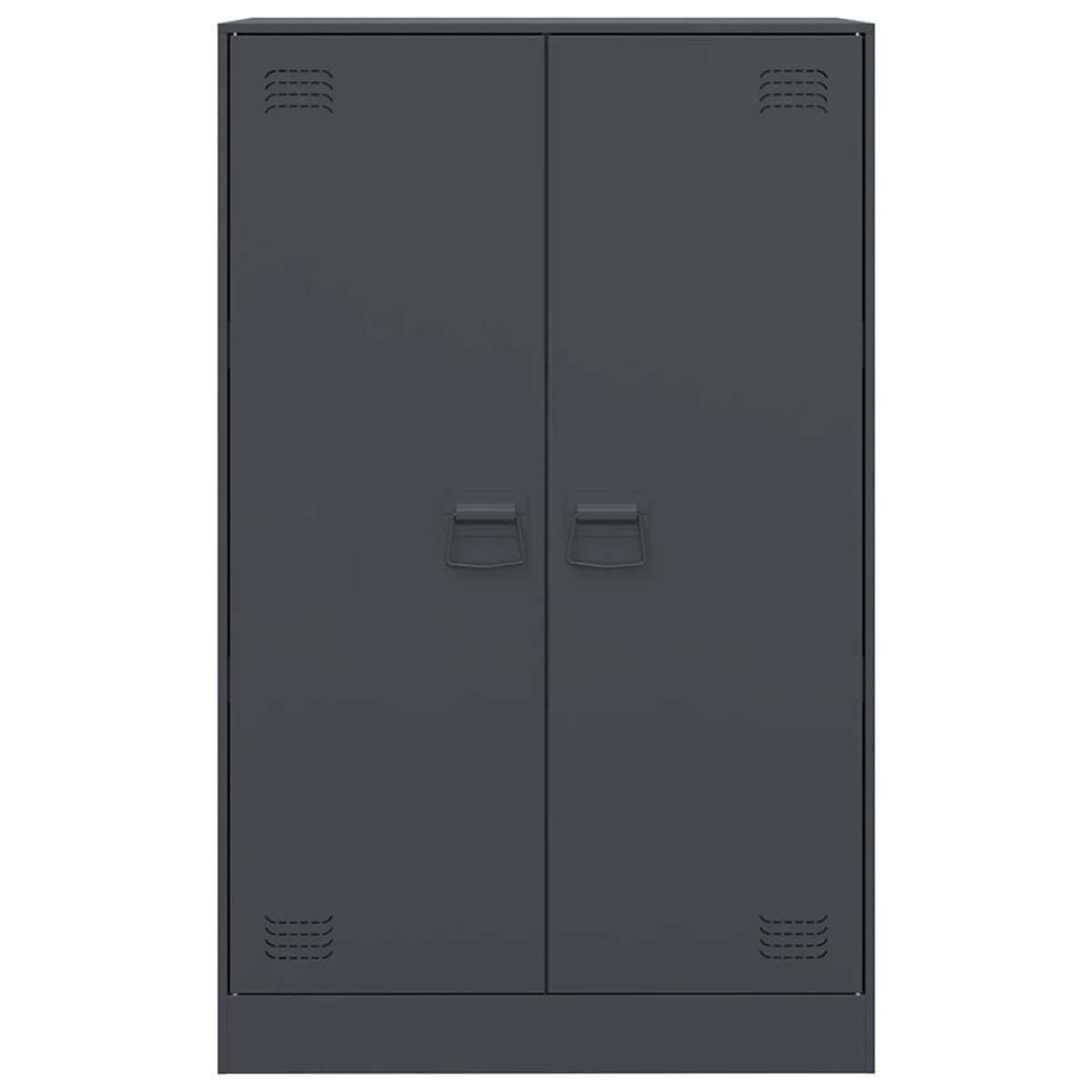 vidaXL Μπουφές Ανθρακί 67x39x107 εκ. από Ατσάλι