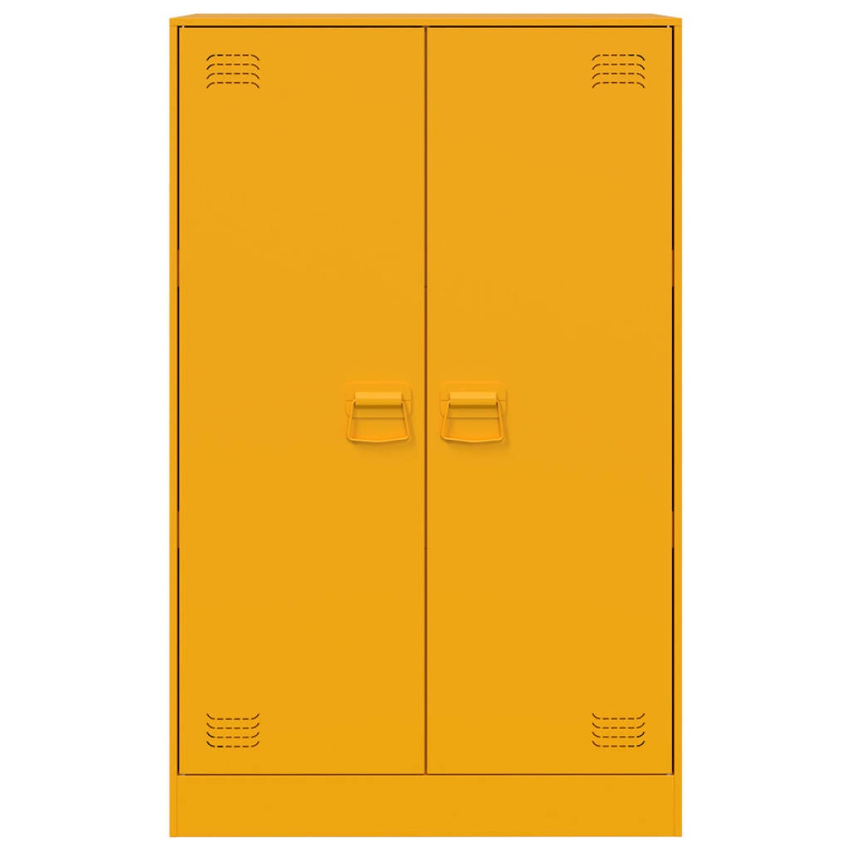 vidaXL Ντουλάπι Μουσταρδί 67 x 39 x 107 εκ. από Ατσάλι
