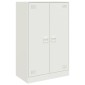 vidaXL Μπουφές Λευκός 67x39x107 εκ. από Ατσάλι