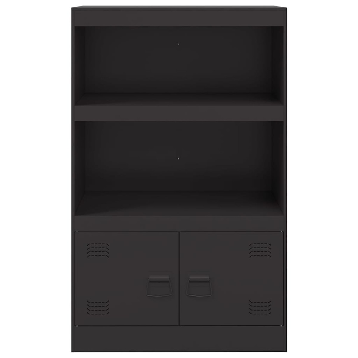 vidaXL Ντουλάπι Μαύρο 67x39x107 εκ. από Ατσάλι