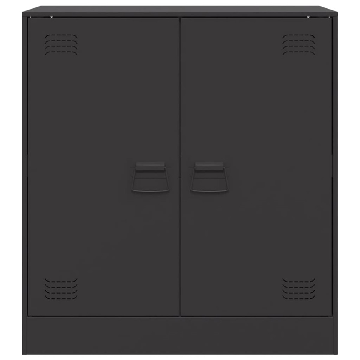 vidaXL Ντουλάπι Μαύρο 67 x 39 x 73 εκ. από Ατσάλι