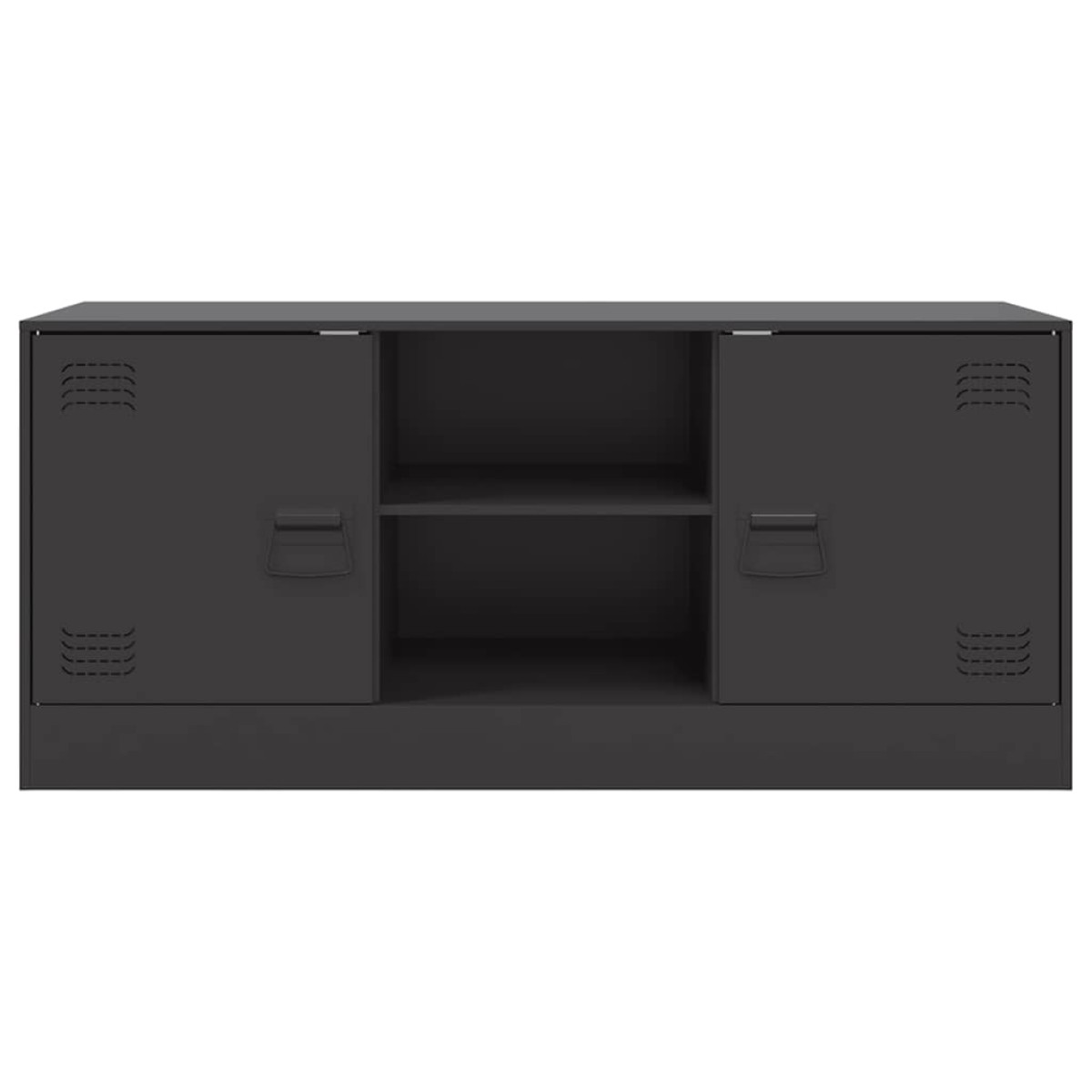 vidaXL Έπιπλο Τηλεόρασης Μαύρο 99x39x44 εκ. από Ατσάλι