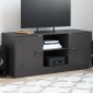 vidaXL Έπιπλο Τηλεόρασης Μαύρο 99x39x44 εκ. από Ατσάλι