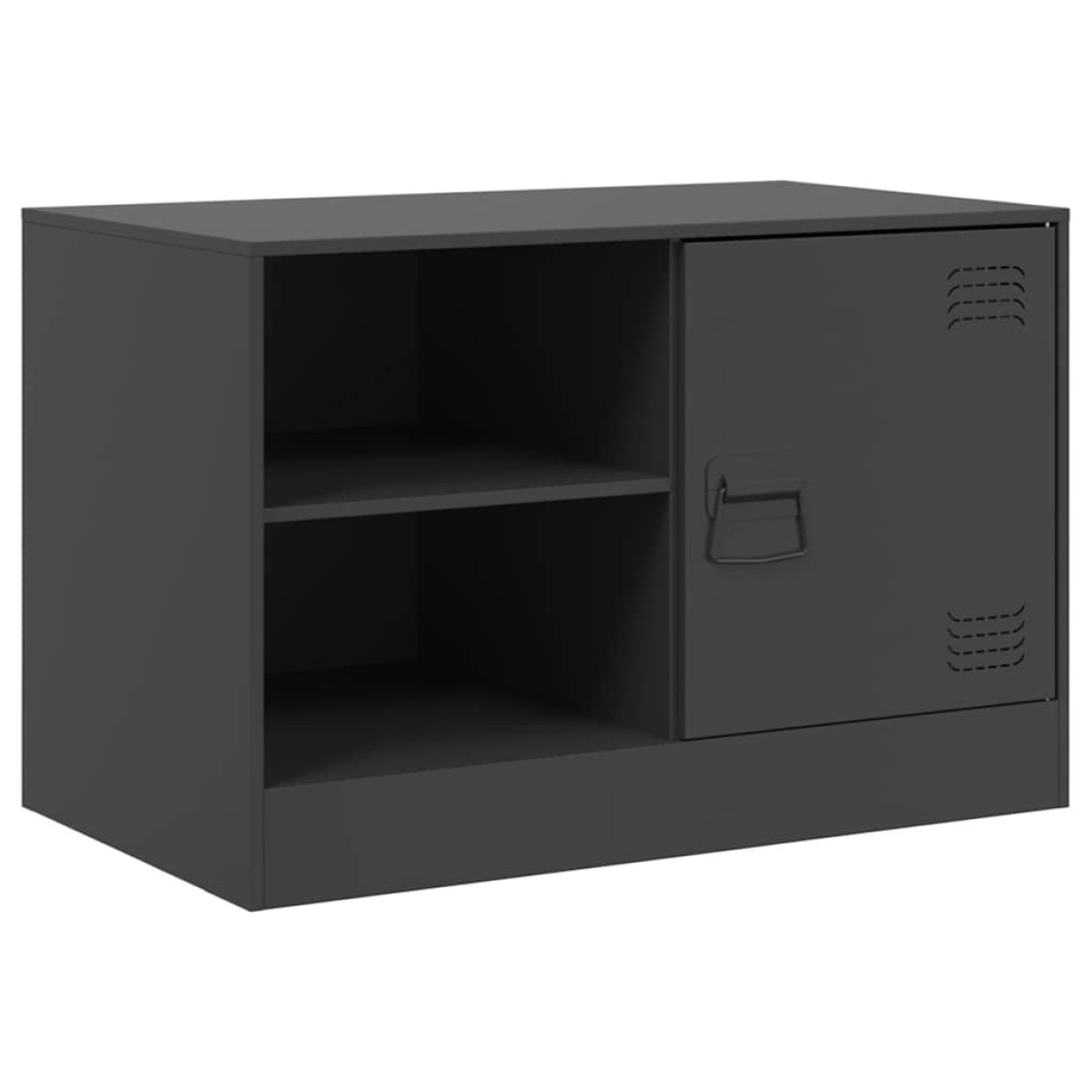 vidaXL Έπιπλο Τηλεόρασης Μαύρο 67x39x44 εκ. από Χάλυβα