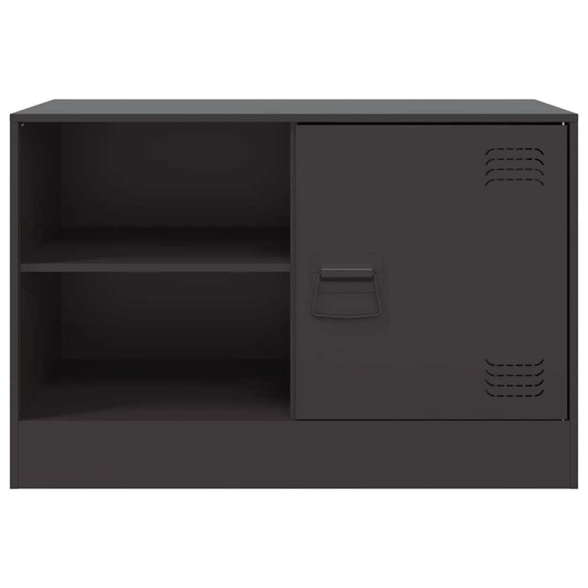 vidaXL Έπιπλο Τηλεόρασης Μαύρο 67x39x44 εκ. από Χάλυβα