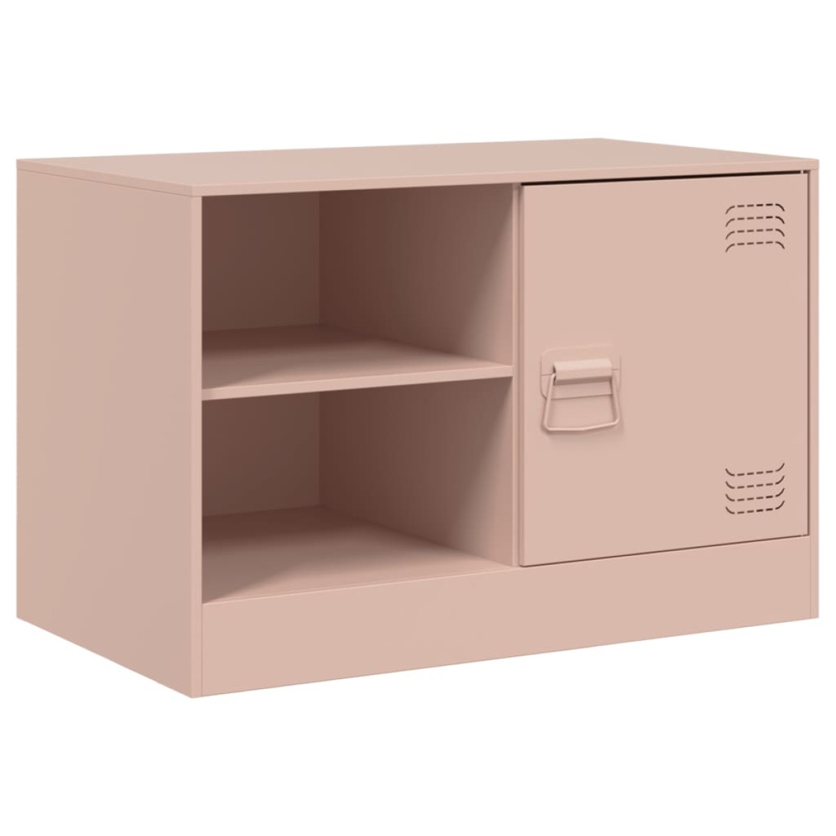 vidaXL Έπιπλα Τηλεόρασης 2 τεμ. Ροζ 67 x 39 x 44 εκ. από Χάλυβα