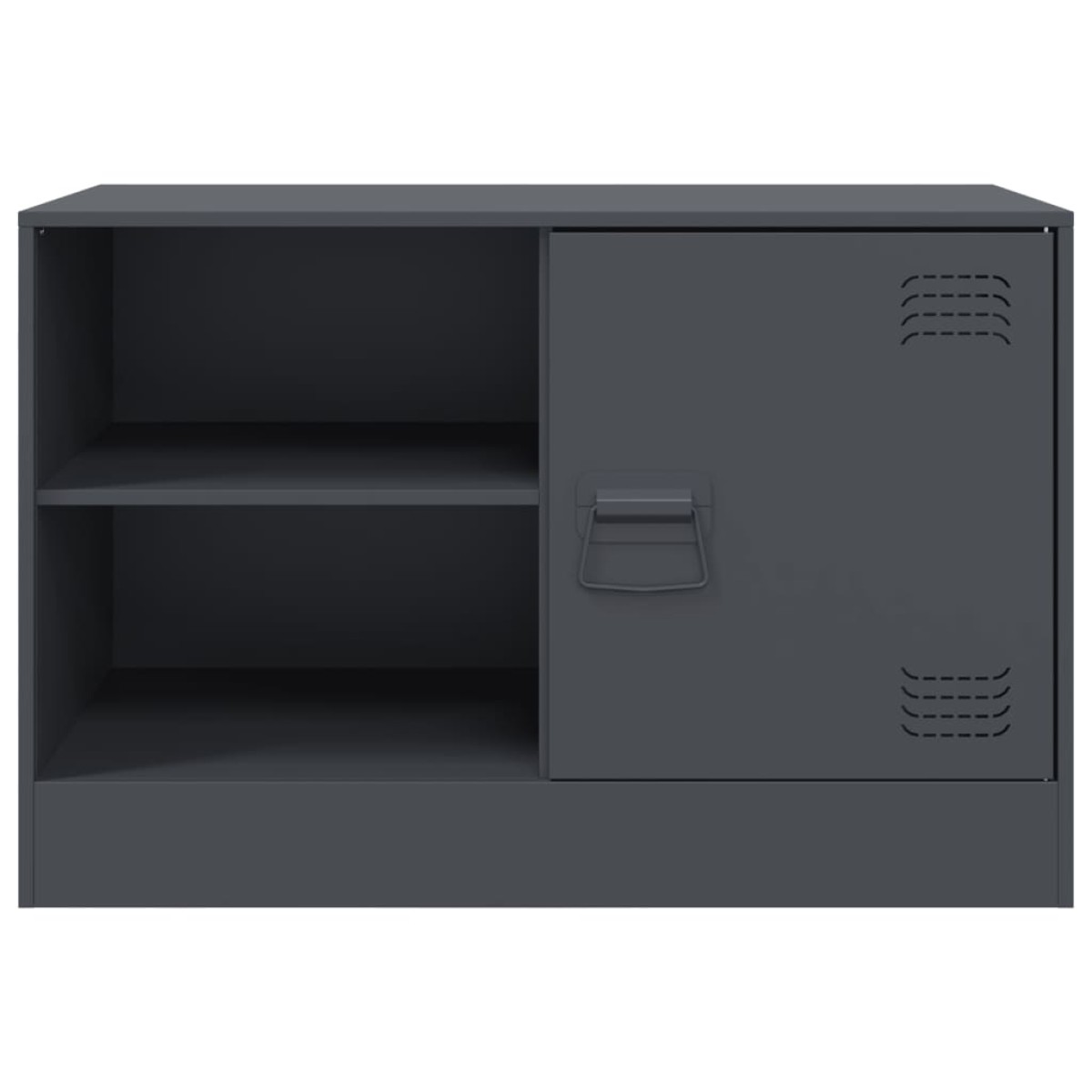 vidaXL Έπιπλο Τηλεόρασης Ανθρακί 67x39x44 εκ. από Χάλυβα