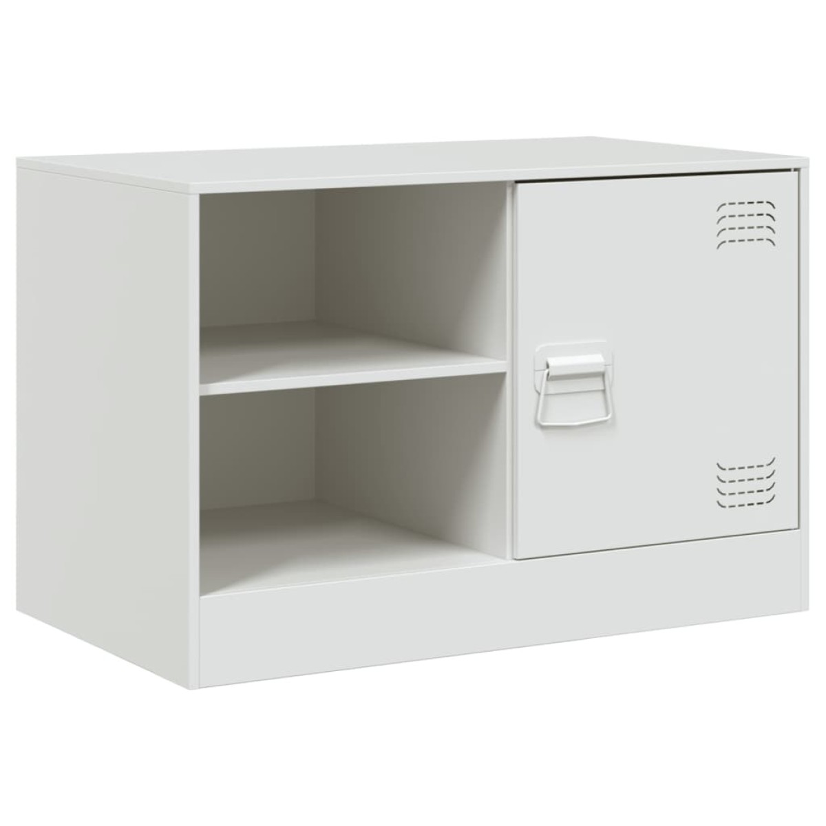 vidaXL Έπιπλα Τηλεόρασης 2 τεμ. Λευκό 67 x 39 x 44 εκ. από Χάλυβα