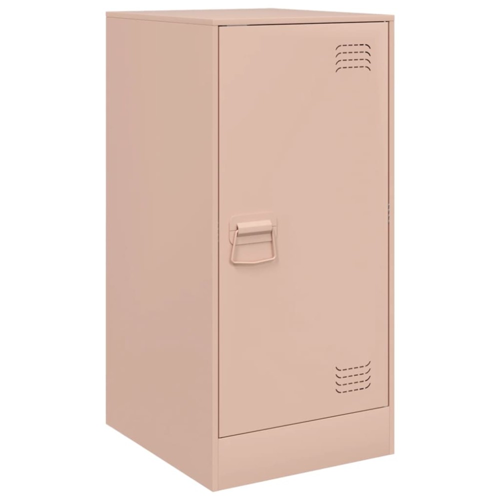 vidaXL Ντουλάπι Ροζ 34,5x39x73 εκ. από Ατσάλι