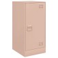 vidaXL Ντουλάπι Ροζ 34,5x39x73 εκ. από Ατσάλι