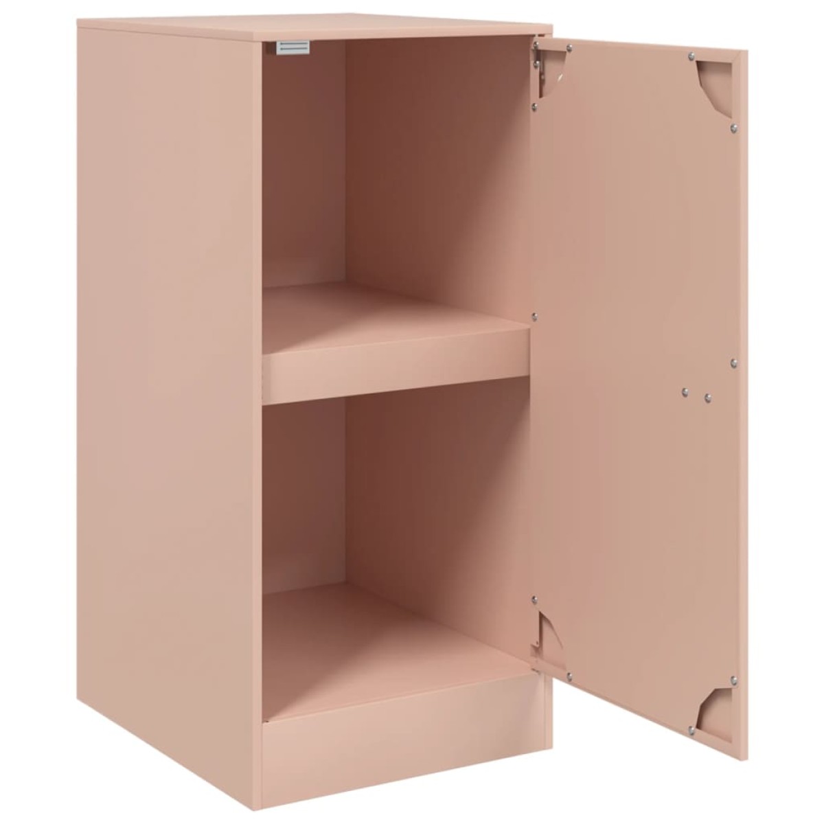 vidaXL Ντουλάπι Ροζ 34,5x39x73 εκ. από Ατσάλι