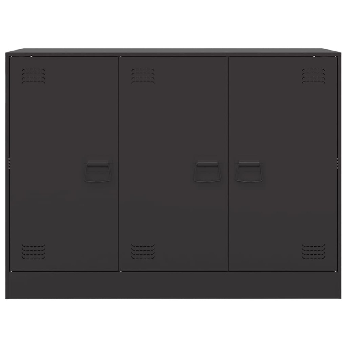 vidaXL Ντουλάπι Μαύρο 99x39x73 εκ. από Ατσάλι