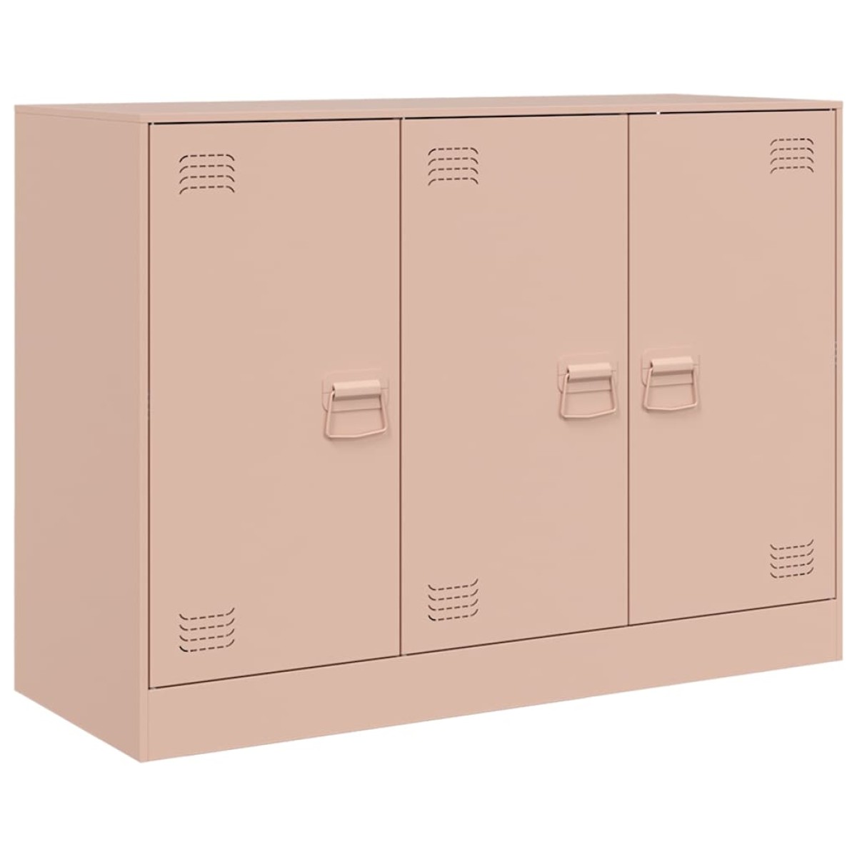 vidaXL Ντουλάπι Ροζ 99x39x73 εκ. από Ατσάλι