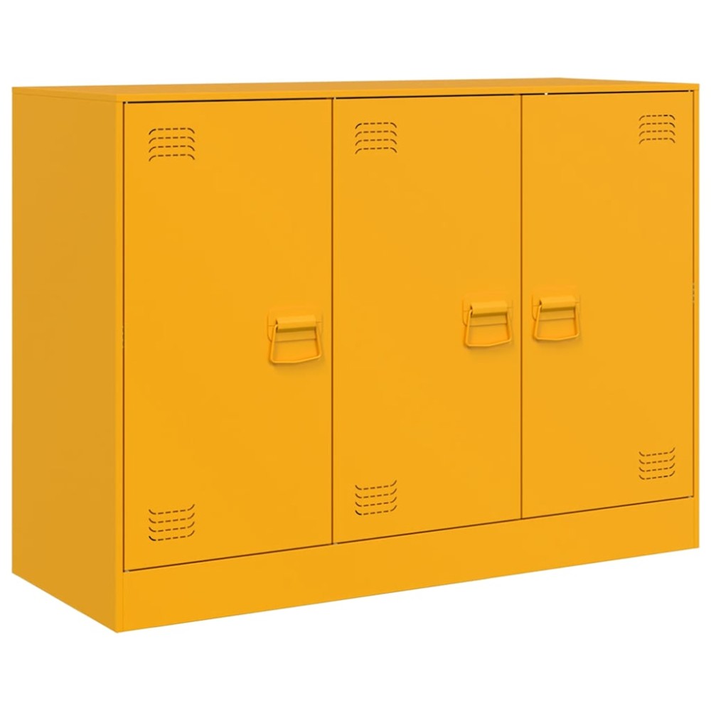 vidaXL Ντουλάπι Μουσταρδί 99x39x73 εκ. από Ατσάλι