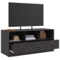 vidaXL Έπιπλο Τηλεόρασης Μαύρο 99x39x44 εκ. από Ατσάλι