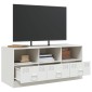 vidaXL Έπιπλο Τηλεόρασης Λευκό 99x39x44 εκ. από Ατσάλι