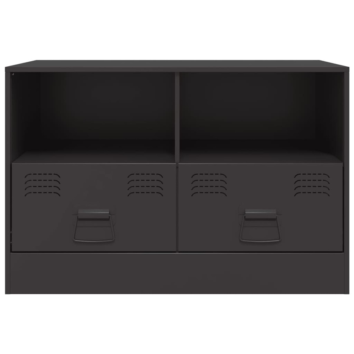 vidaXL Έπιπλο Τηλεόρασης Μαύρο 67x39x44 εκ. από Χάλυβα