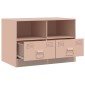 vidaXL Έπιπλα Τηλεόρασης 2 τεμ. Ροζ 67 x 39 x 44 εκ. από Χάλυβα