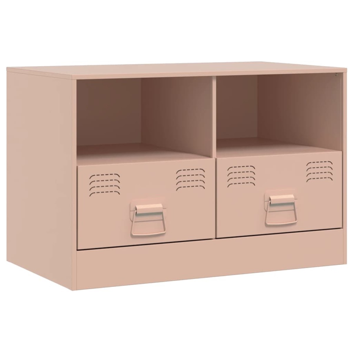vidaXL Έπιπλα Τηλεόρασης 2 τεμ. Ροζ 67 x 39 x 44 εκ. από Χάλυβα