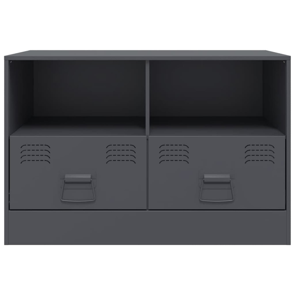 vidaXL Έπιπλο Τηλεόρασης Ανθρακί 67x39x44 εκ. από Χάλυβα