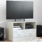 vidaXL Έπιπλο Τηλεόρασης Λευκό 67x39x44 εκ. από Χάλυβα
