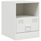 vidaXL Κομοδίνα 2 τεμ. Λευκό 34,5 x 39 x 44 εκ. από Χάλυβα
