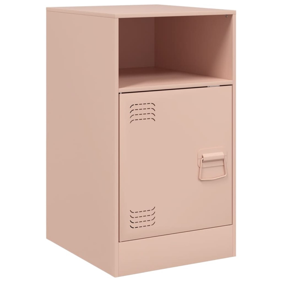 vidaXL Κομοδίνο Ροζ 34,5x39x62 εκ. από Χάλυβα
