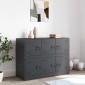 vidaXL Μπουφές Ανθρακί 99x39x73 εκ. από Ατσάλι