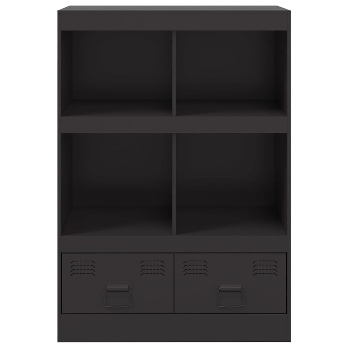 vidaXL Ντουλάπι Μαύρο 67x39x95 εκ. από Ατσάλι