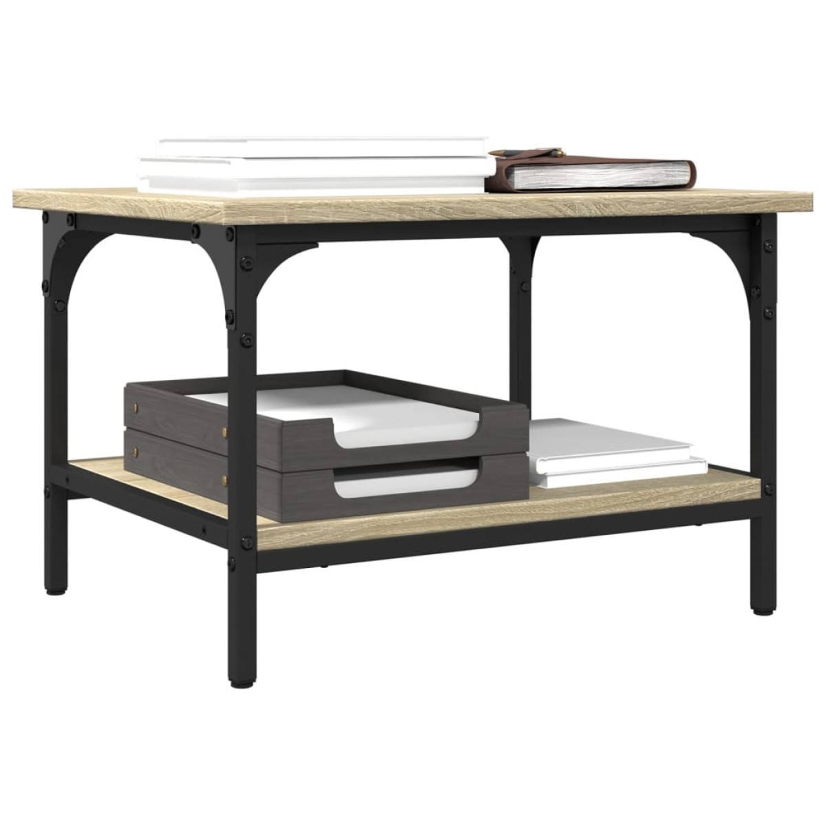vidaXL Βάση Εκτυπωτή 2 Επιπέδων Sonoma Δρυς 50x40x38 εκ Επεξ. Ξύλο