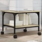 vidaXL Βάση Εκτυπωτή 2 Επιπέδων Sonoma Δρυς 50x40x38 εκ Επεξ. Ξύλο