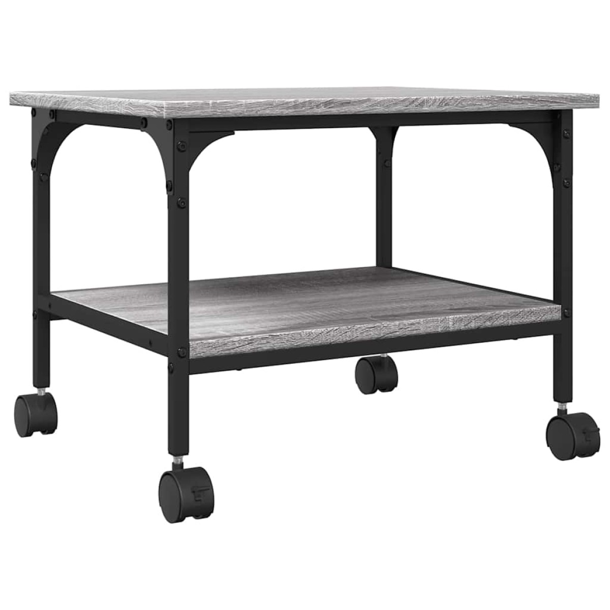 vidaXL Βάση Εκτυπωτή 2 Επιπέδων Γκρι Sonoma 50x40x38 εκ Επεξ. Ξύλο