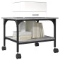 vidaXL Βάση Εκτυπωτή 2 Επιπέδων Γκρι Sonoma 50x40x38 εκ Επεξ. Ξύλο