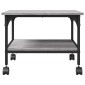 vidaXL Βάση Εκτυπωτή 2 Επιπέδων Γκρι Sonoma 50x40x38 εκ Επεξ. Ξύλο