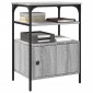 vidaXL Βάση Εκτυπωτή 3 Επιπέδων Γκρι Sonoma 50x40x76 εκ Επεξ. Ξύλο