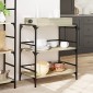 vidaXL Τρόλεϊ Κουζίνας Sonoma Δρυς 81,5x41x92,5 εκ. Επεξεργασμένο Ξύλο