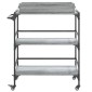 vidaXL Τρόλεϊ Κουζίνας Sonoma Γκρι 81,5x41x92,5 εκ. Επεξεργασμένο Ξύλο