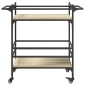 vidaXL Τρόλεϊ Κουζίνας Sonoma Δρυς 82x40x78,5 εκ. Επεξεργασμένο Ξύλο