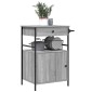 vidaXL Τρόλεϊ Κουζίνας Sonoma Γκρι 56x43x89,5 εκ. Επεξεργασμένο Ξύλο