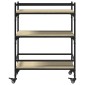vidaXL Τρόλεϊ Κουζίνας Sonoma Δρυς 65x40x86,5 εκ. Επεξεργασμένο Ξύλο