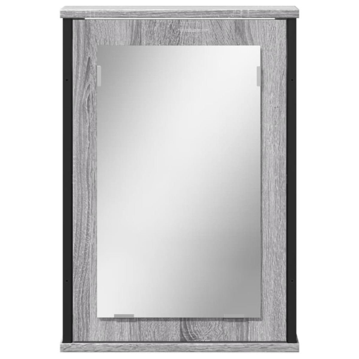 vidaXL Καθρέφτης Μπάνιου Ντουλάπι Γκρι Sonoma 42x12x60 εκ Επεξ. Ξύλο