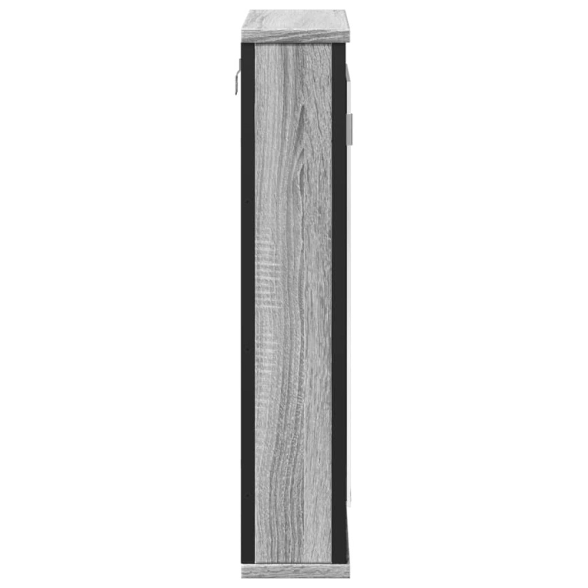 vidaXL Καθρέφτης Μπάνιου Ντουλάπι Γκρι Sonoma 42x12x60 εκ Επεξ. Ξύλο