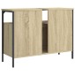 vidaXL Ντουλάπι Νιπτήρα Μπάνιου Sonoma Δρυς 60x30x60 εκ. Επεξ. Ξύλο