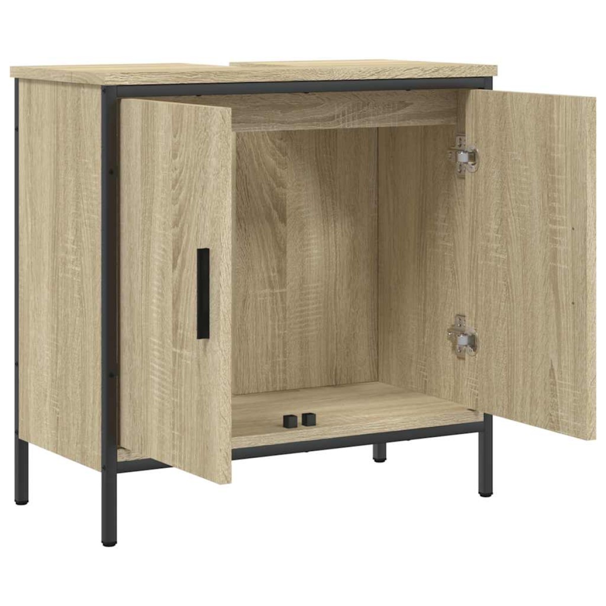 vidaXL Ντουλάπι Νιπτήρα Μπάνιου Sonoma Δρυς 60x30x60 εκ. Επεξ. Ξύλο