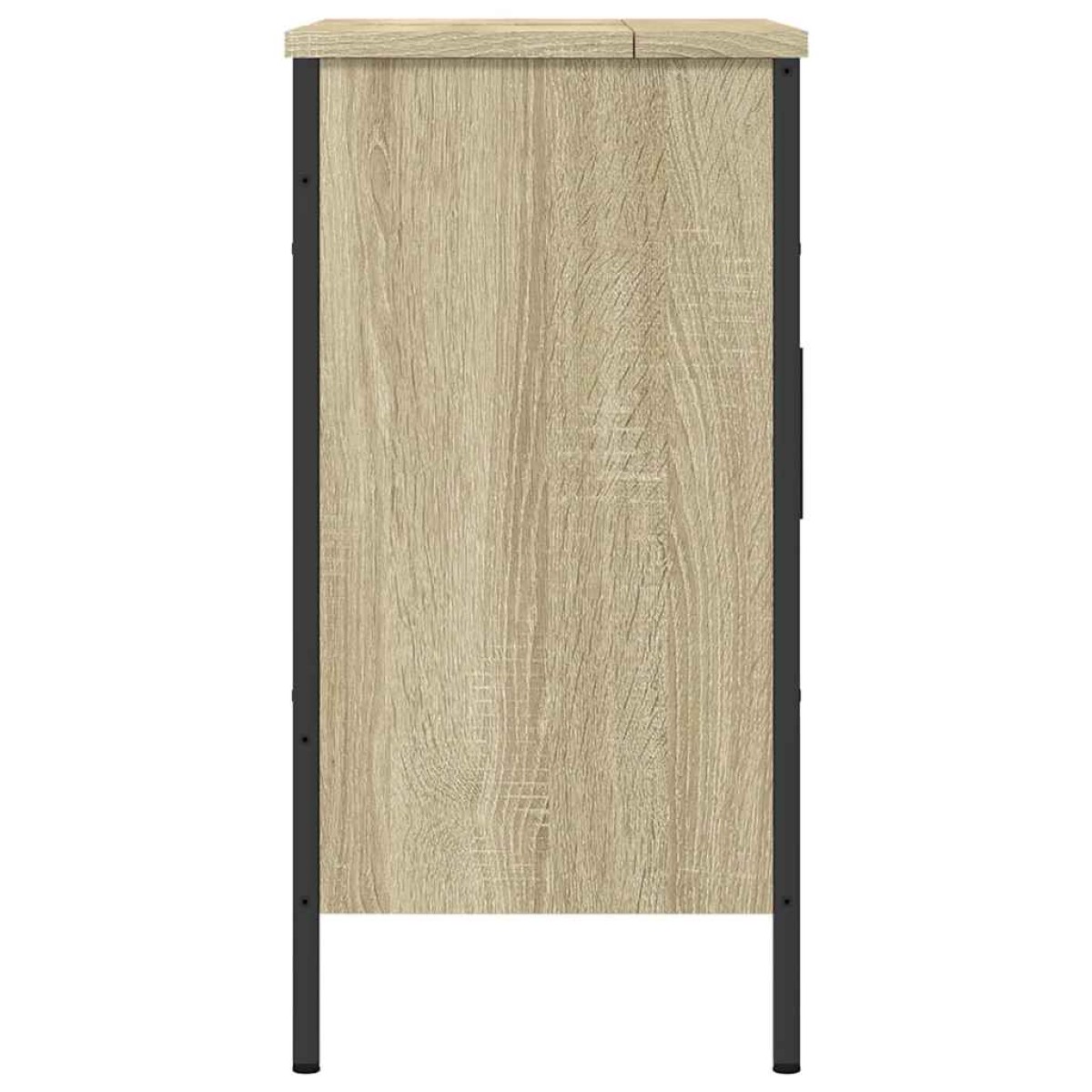 vidaXL Ντουλάπι Νιπτήρα Μπάνιου Sonoma Δρυς 60x30x60 εκ. Επεξ. Ξύλο