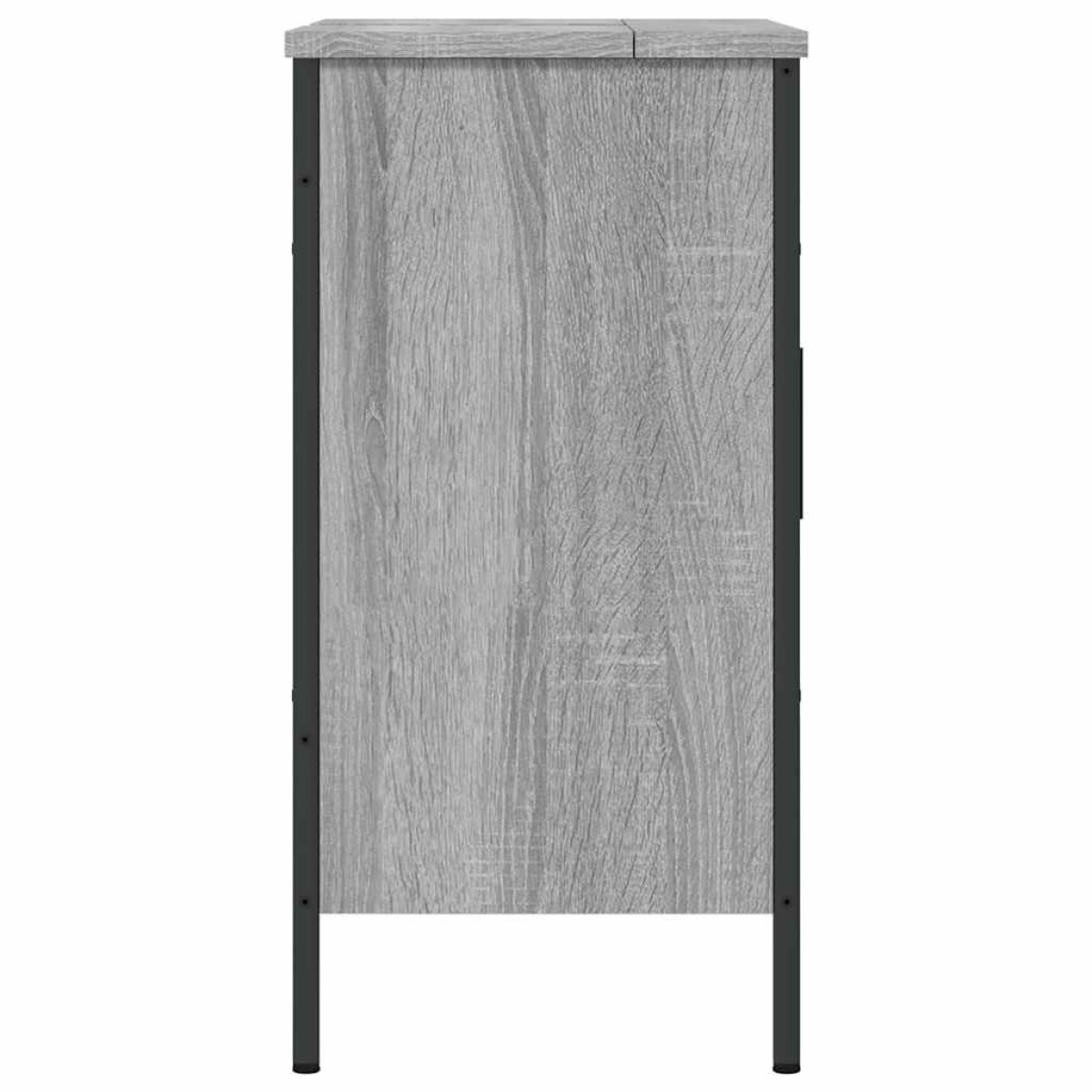 vidaXL Ντουλάπι Νιπτήρα Μπάνιου Γκρι Sonoma 60x30x60 εκ. Επεξ. Ξύλο