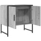 vidaXL Ντουλάπι Νιπτήρα Μπάνιου Γκρι Sonoma 60x33x60 εκ. Επεξ. Ξύλο